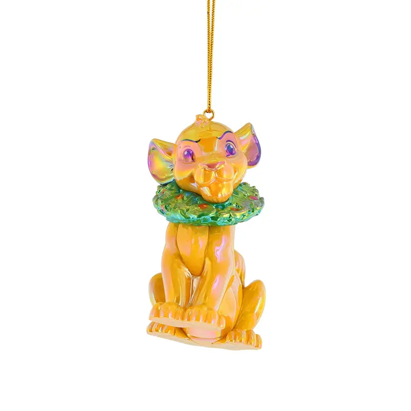Suspension irisée Simba Couronne de Noël - Disney D56
