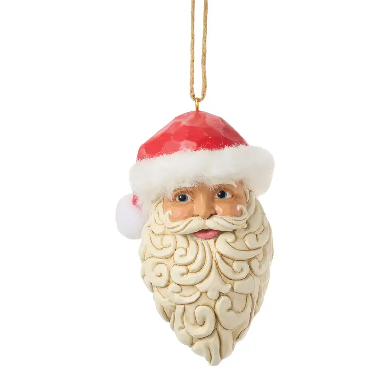 Suspension Visage Père Noël Vintage – Heartwood Creek