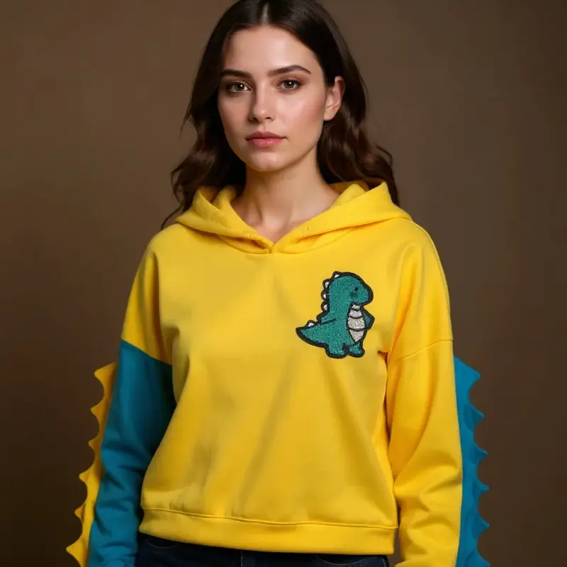 Sweat À Capuche Dinosaure Enfant