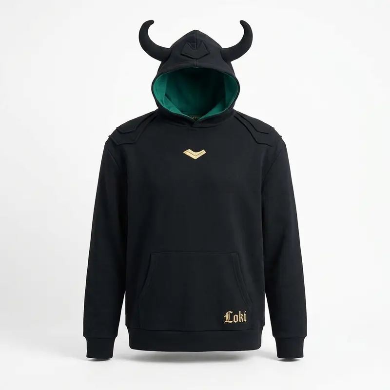 Sweat à capuche Loki à cornes – Marvel – Disneyland Paris