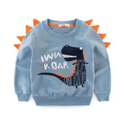 Sweat Dinosaure <br> Garçon Bleu