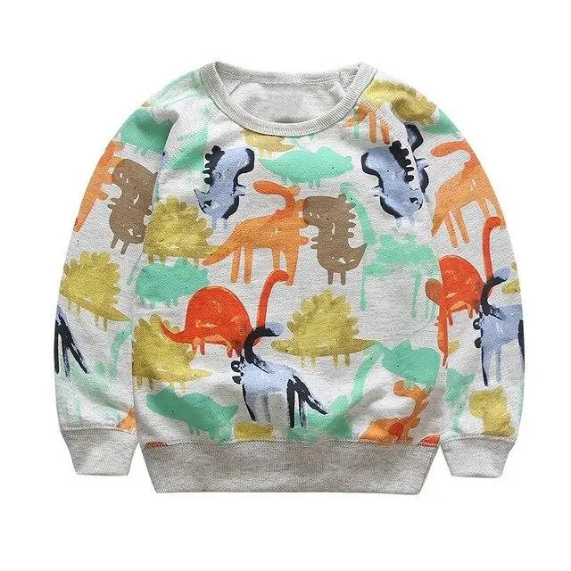 Sweat Dinosaure <br> Pull couleur