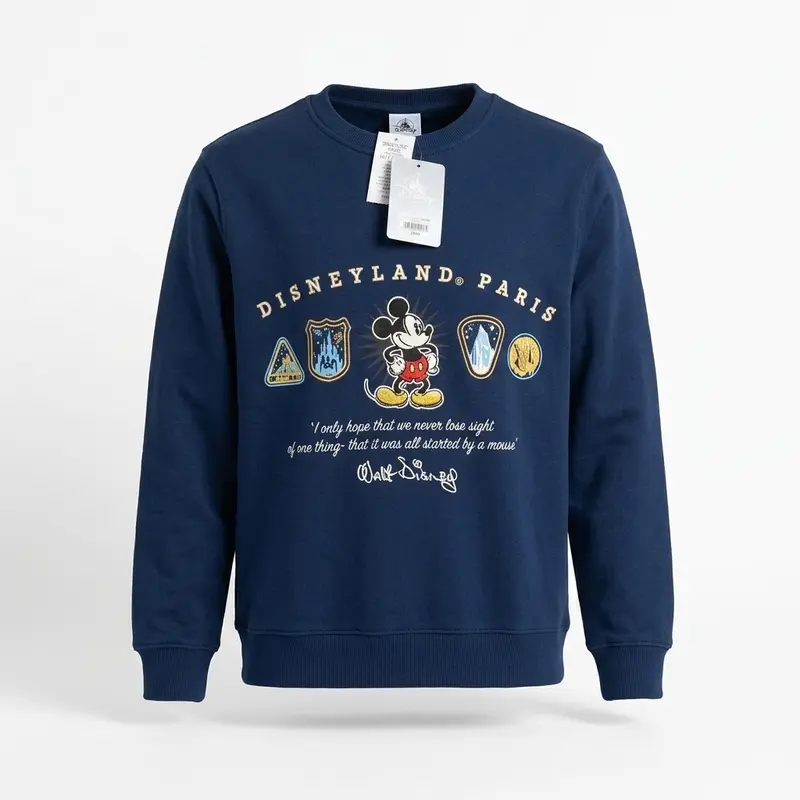 Sweat enfant Mickey bleu marine – Disneyland Paris