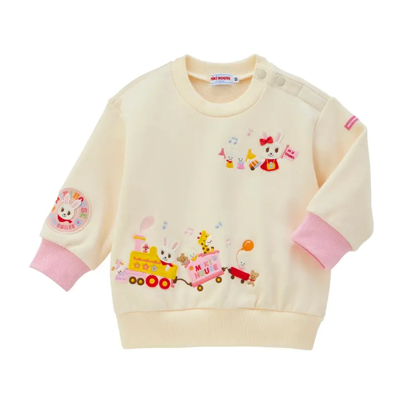 SWEAT USAKO CRÈME ROSE
