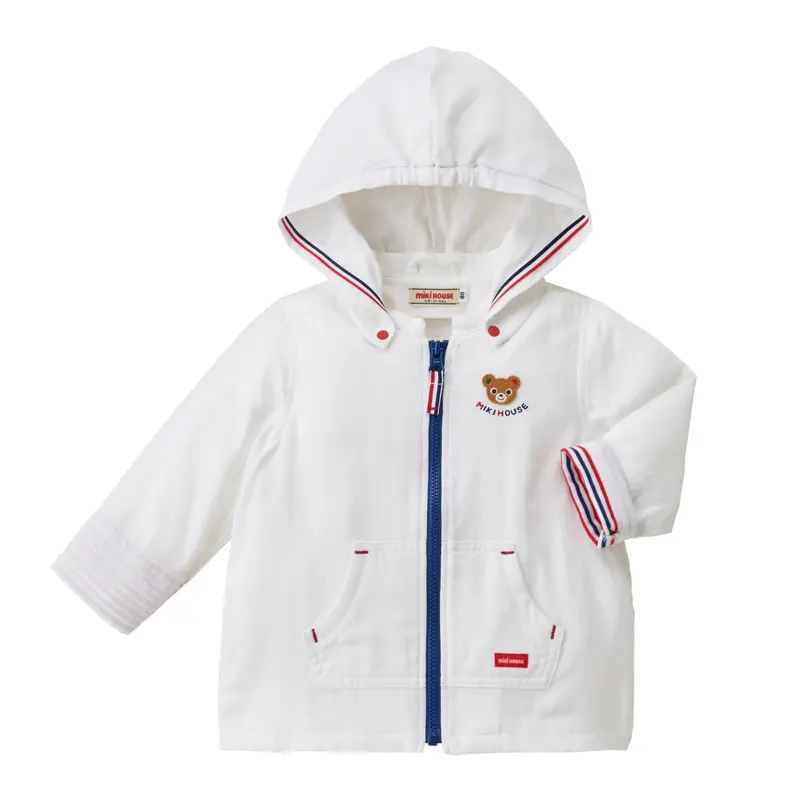 SWEATSHIRT AVEC CAPUCHE AMOVIBLE BLANC PUCCI