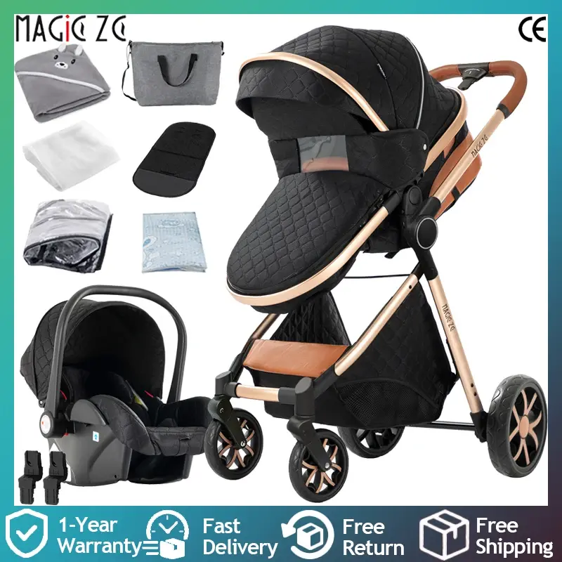 Système voyage 3-en-1 Mybooni — Siège auto harnais sécurité nouveau-né