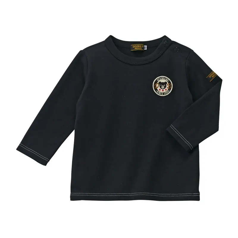 T-SHIRT À MANCHES LONGUE NOIR BOUBLE B