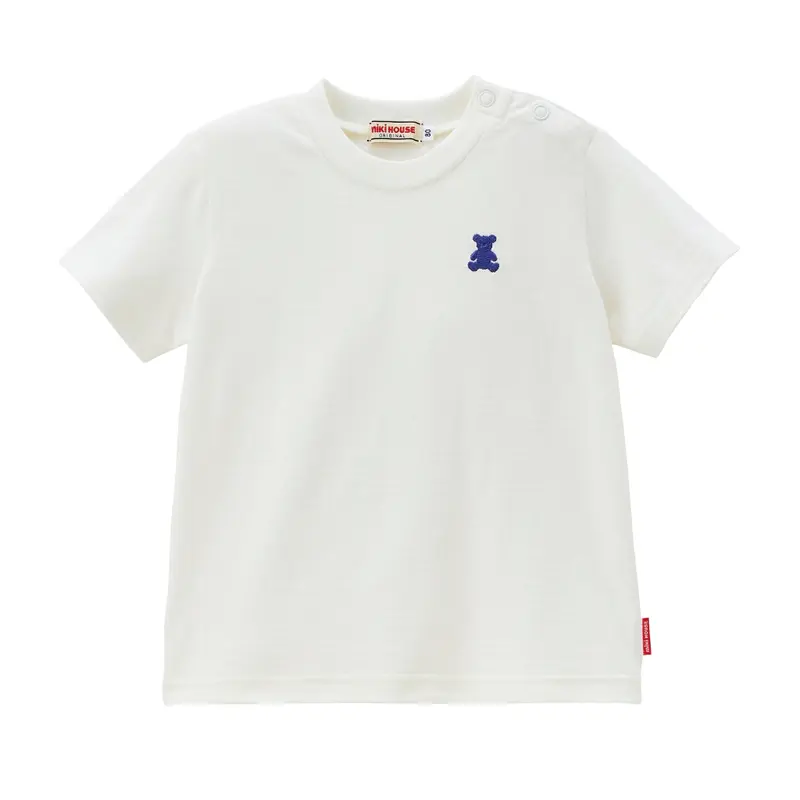 T-SHIRT BLANC CLASSIQUE OURSON