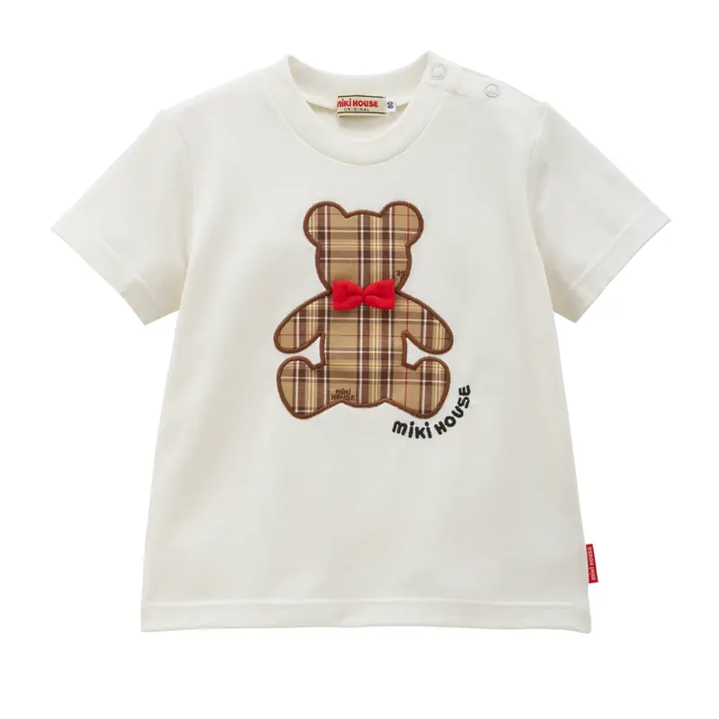 T-SHIRT BLANC CLASSIQUE OURSON