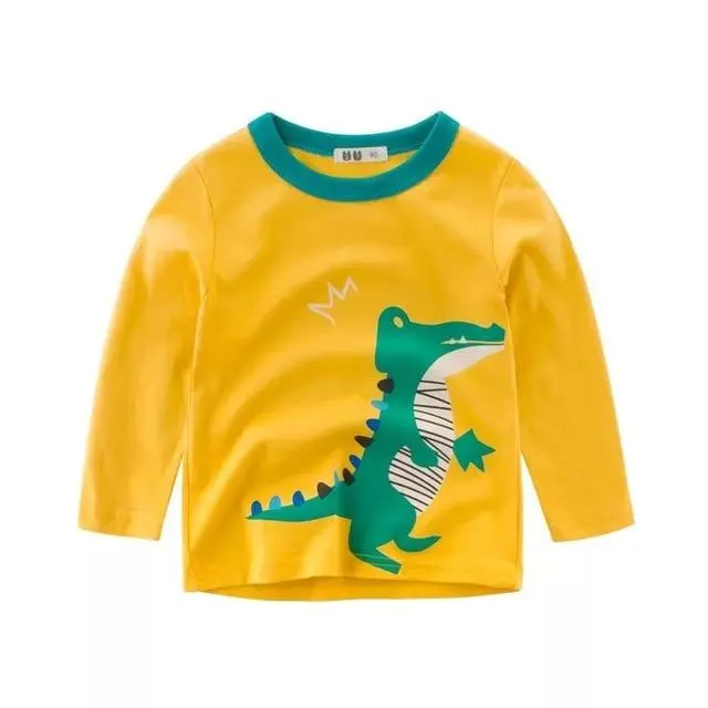 T-Shirt Dinosaure <br> Enfant Crocodile