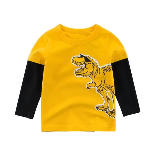 T-Shirt Dinosaure <br> T-Rex Jaune