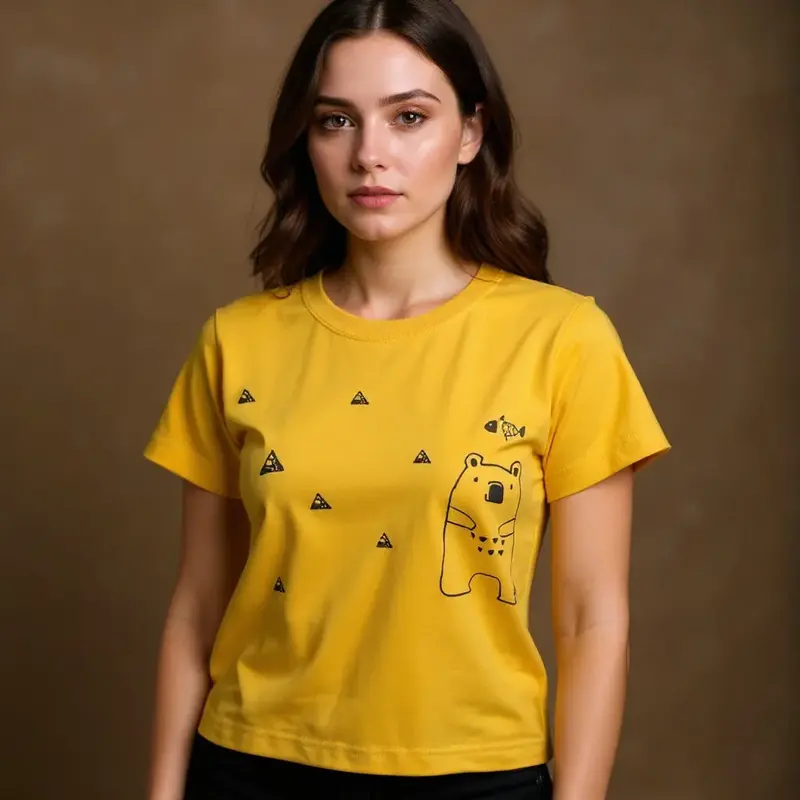 T-Shirt Enfant Dinosaures En Coton
