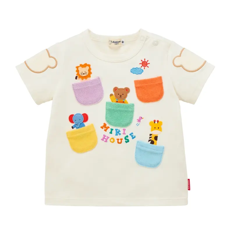 T-SHIRT MIKIHOUSE ANIMAUX