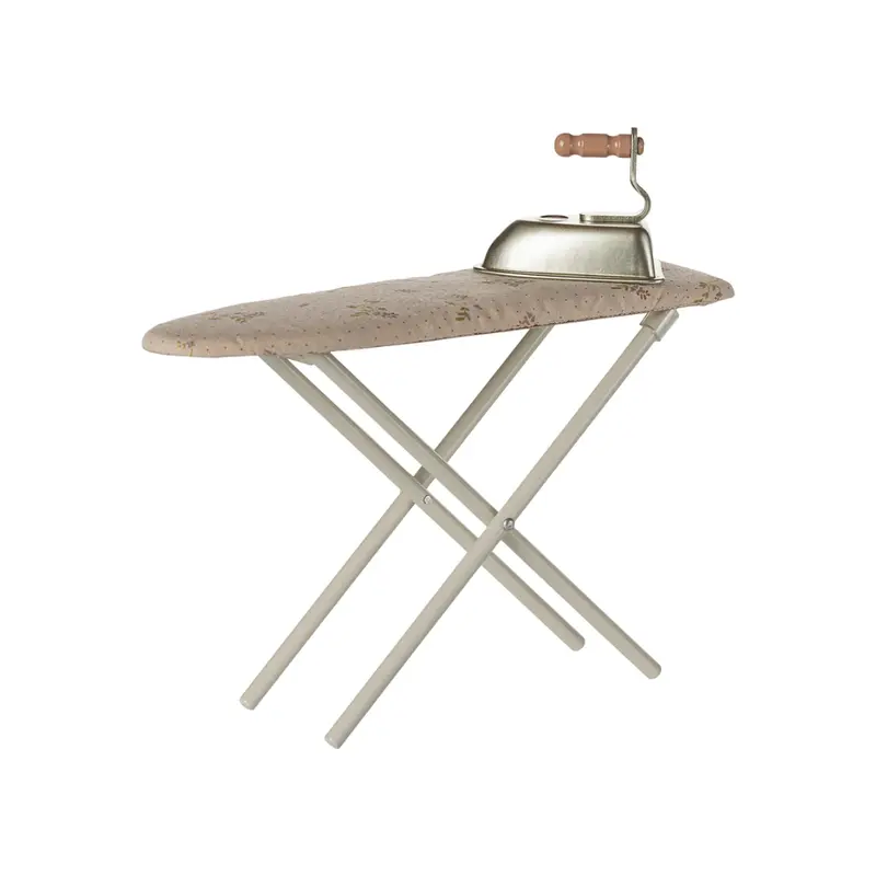 Table à repasser et fer pour souris - Off White - Maileg