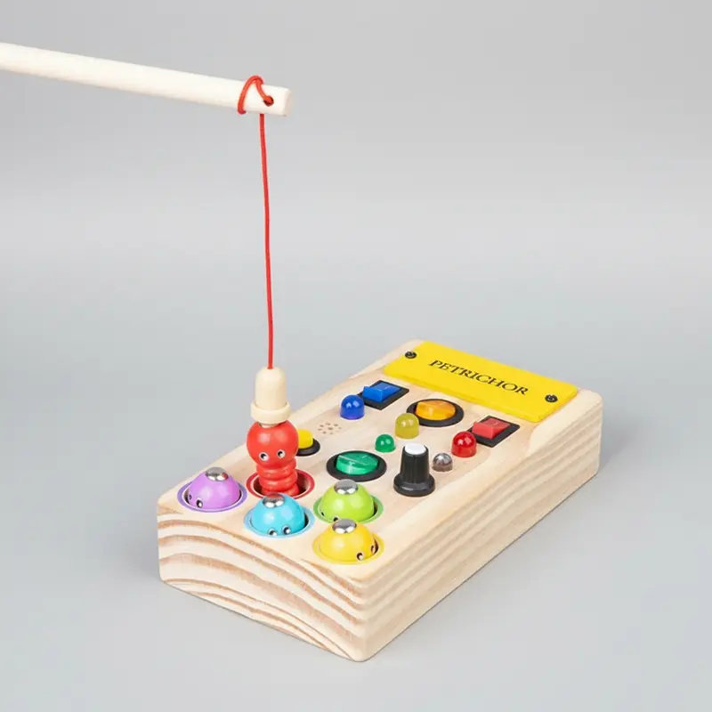 Tableau d’activité bébé Montessori Pêche | Busy Board