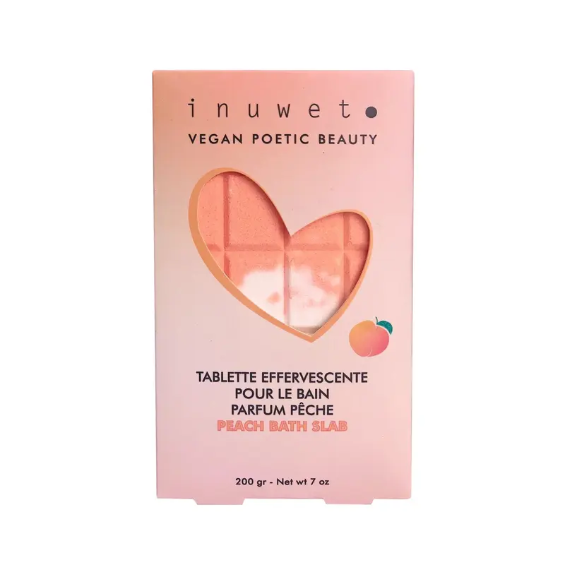 Tablette effervescente pour le bain pêche - inuwet