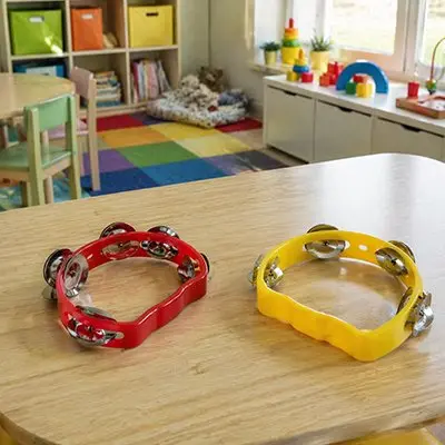 Tambourin enfant – jouet musical d’éveil dès 1 an