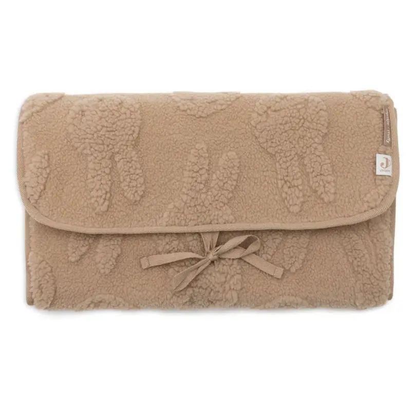 Tapis à Langer nomade avec poches Miffy Jacquard Teddy - Biscuit