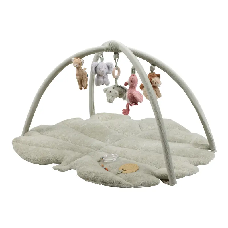 Tapis d'activités avec arches safari friends - LITTLE DUTCH