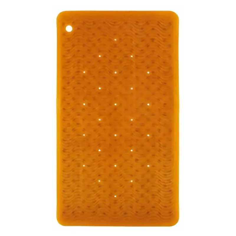 Tapis de bain en caoutchouc naturel Hevea 69x39cm Wave - Naturel