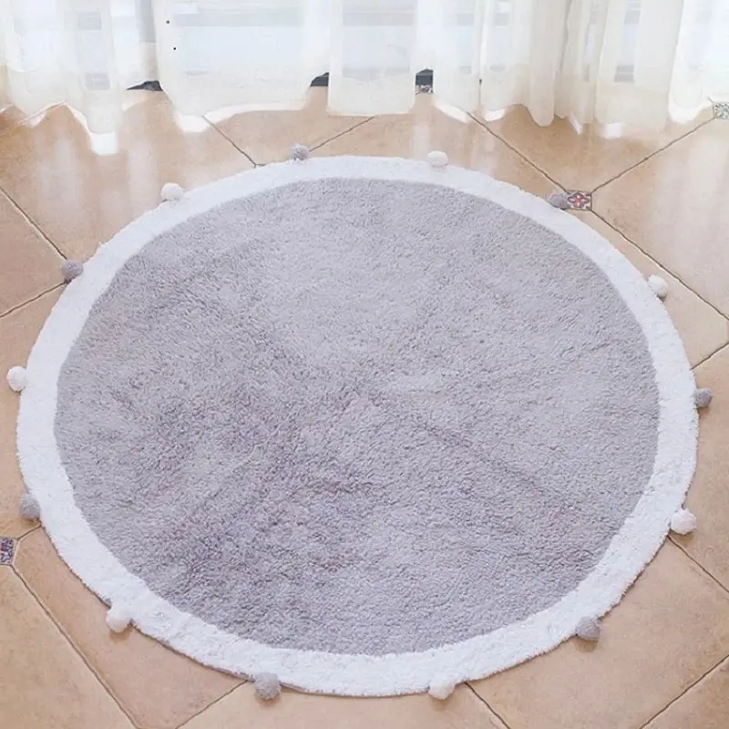 Tapis d'éveil bébé-Pompons