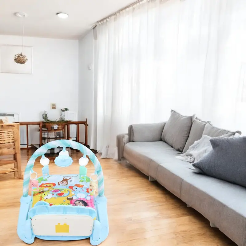 Tapis d’éveil éducatif bébé – Animaux & apprentissage
