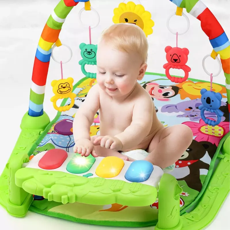 Tapis d’éveil éducatif bébé – Forêt enchantée & motricité