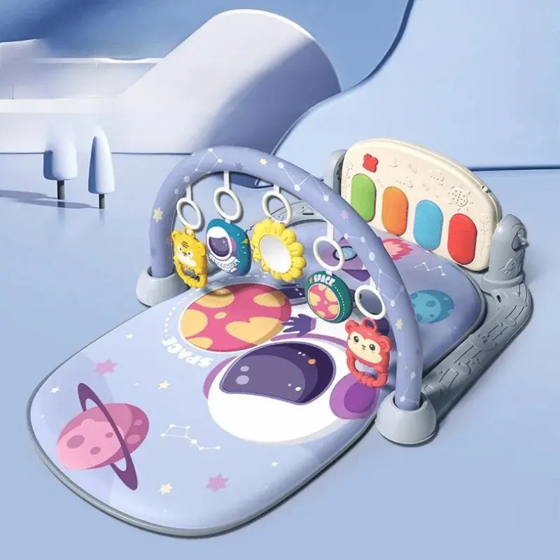 Tapis d’éveil éducatif bébé – Voyage galactique & motricité
