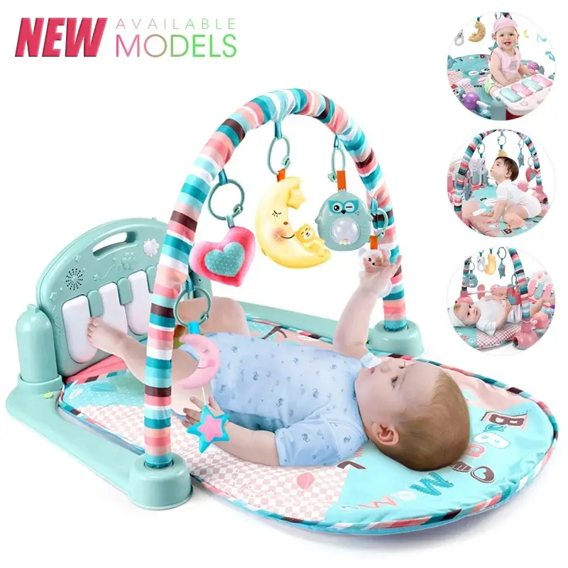 Tapis d'éveil musical piano bébé - arche activités et jeux 0-36 mois