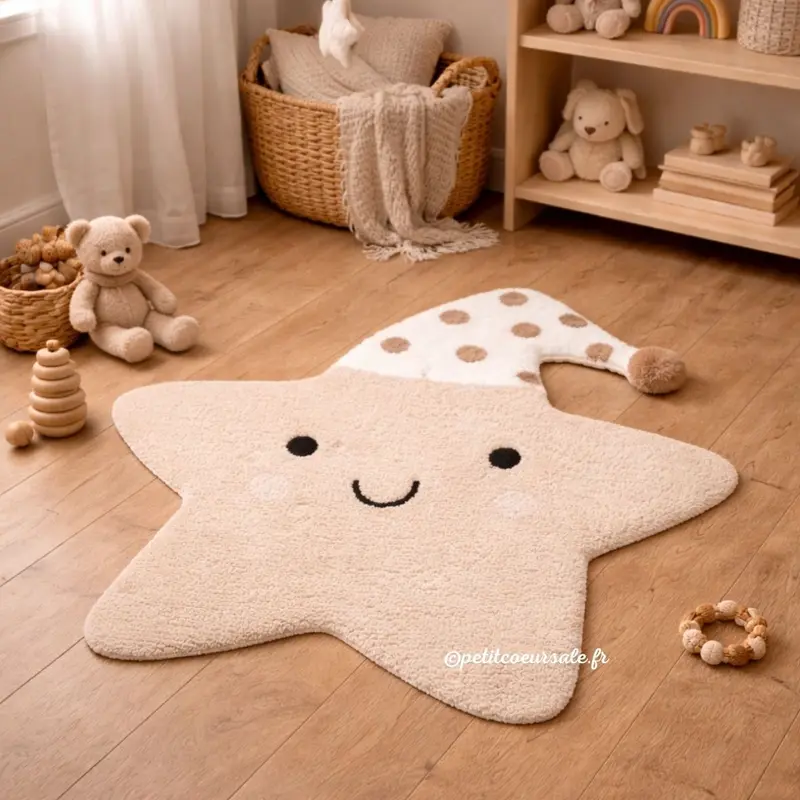 Tapis étoile Heaven - 105x100 cm