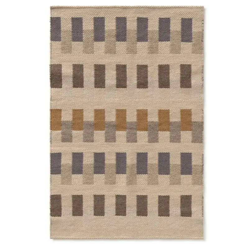 Tapis Handloom Intersecting Natural 86 X 130 Cm