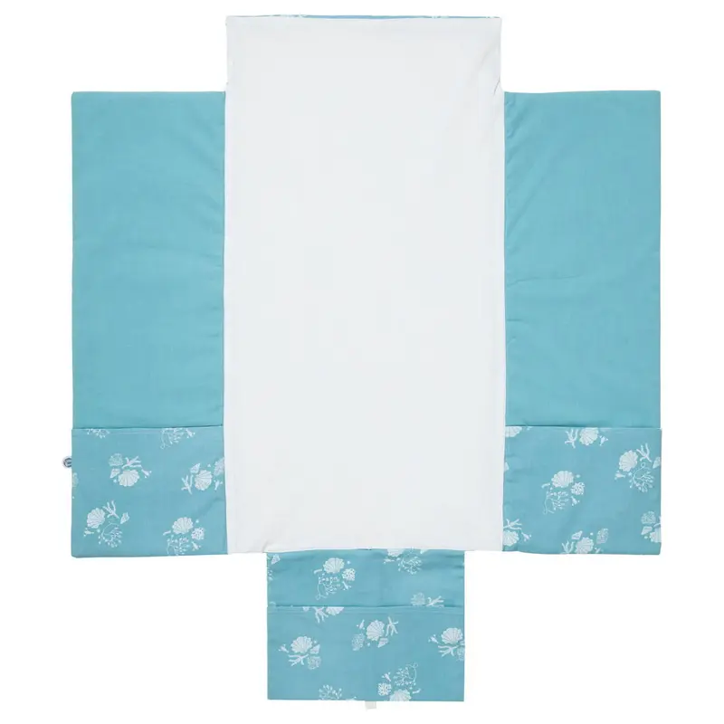 Tapis langer nomade Seaside Romance - Matelas à langer nomade roulé 70x65 cm