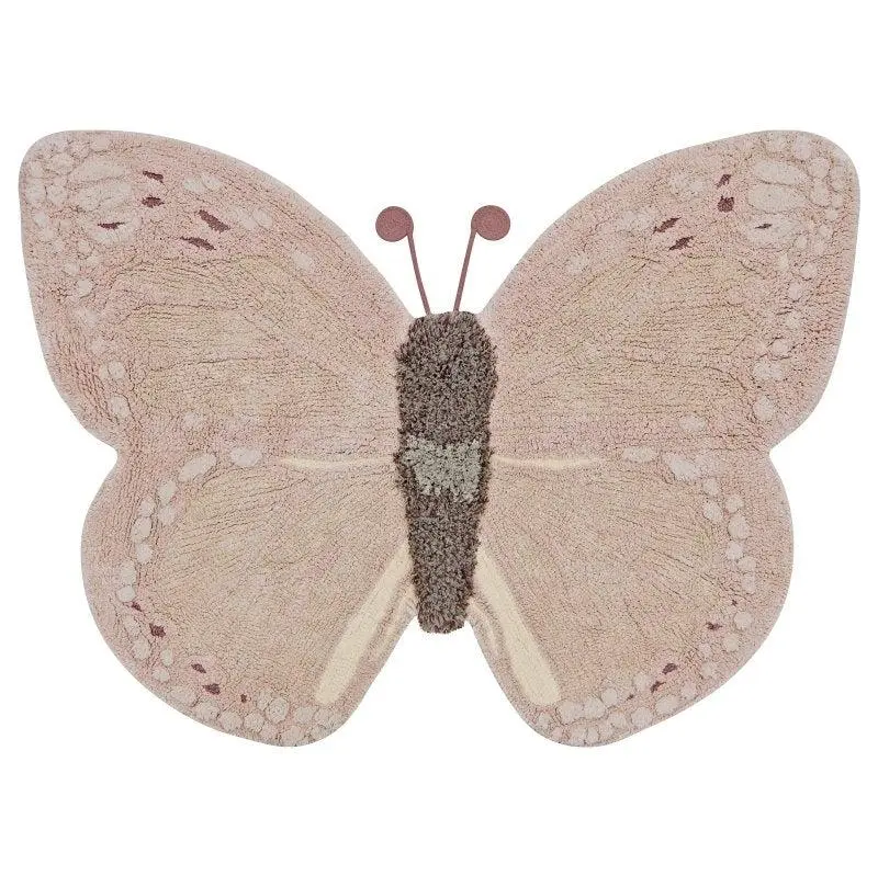 Tapis Lavable Bébé Papillon