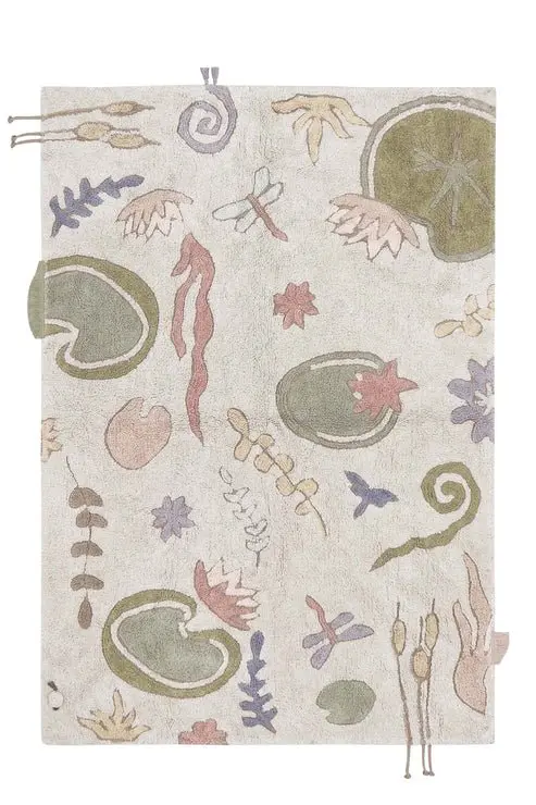 Tapis Lavable Botanique 170 x 240 cm