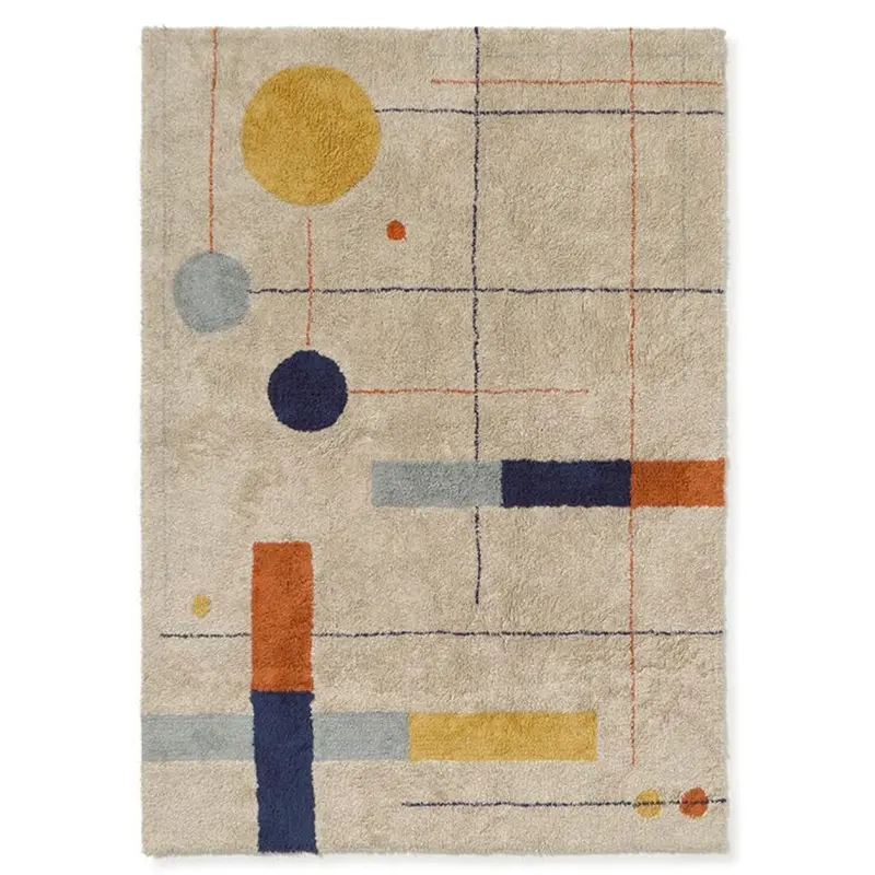 Tapis Lavable Geometrical Shapes 140 X 200 Cm