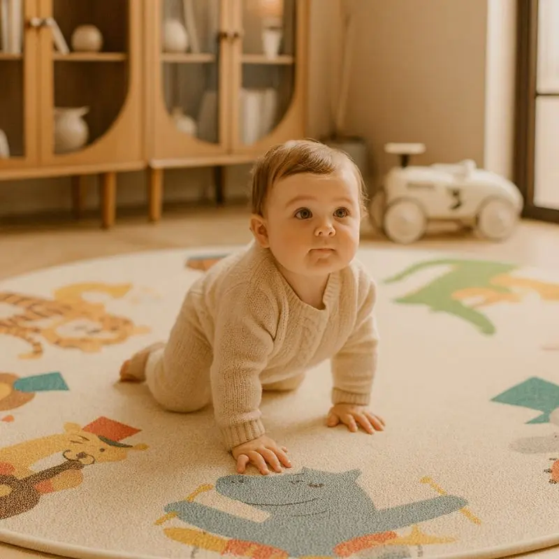 Tapis motricité bébé-Animaux
