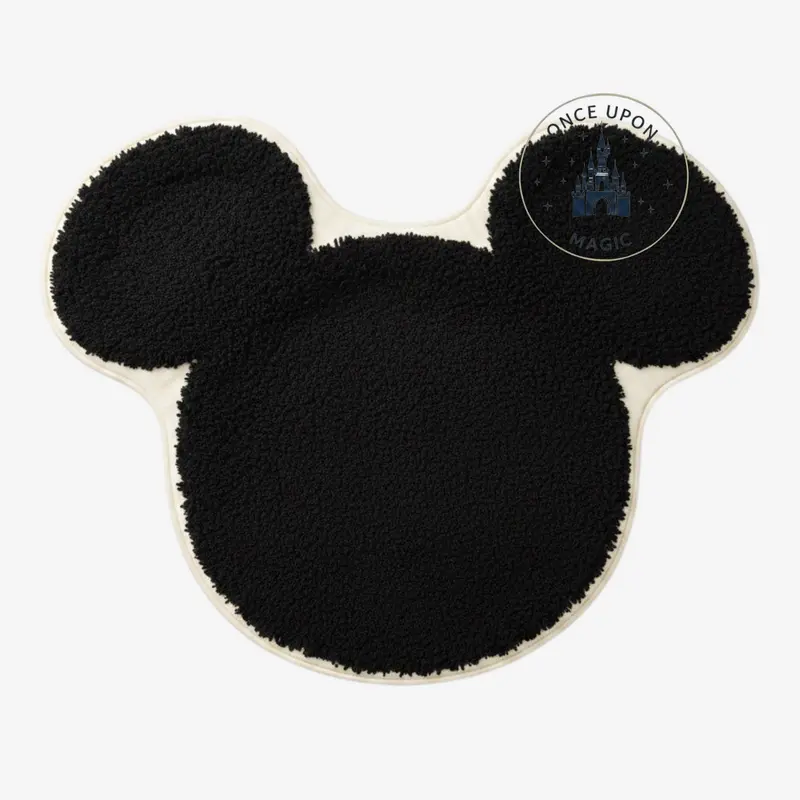 Tapis Sortie de Bain Mickey Mouse Noir et Blanc – Disney Officiel