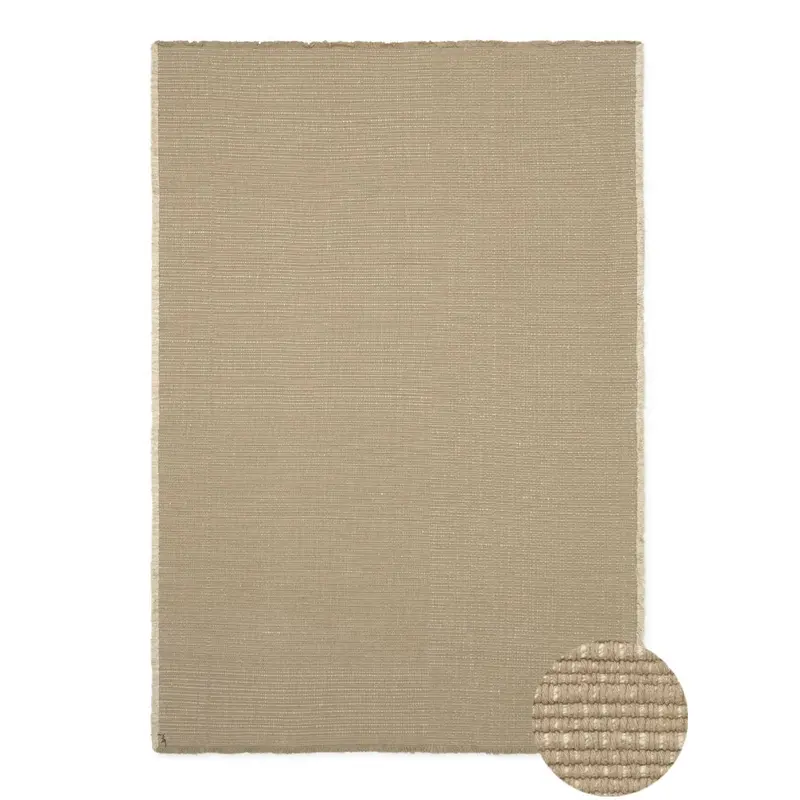 Tapis Tissé À La Main Beige 170 X 240 Cm