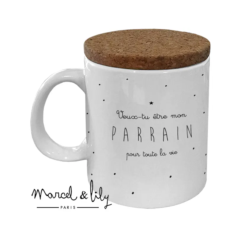 Tasse annonce « Veux-tu être mon Parrain? »