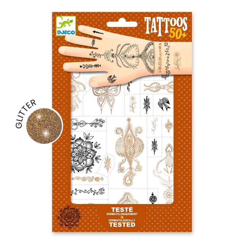 Tatouages éphémères Souffle d'Orient - DJECO