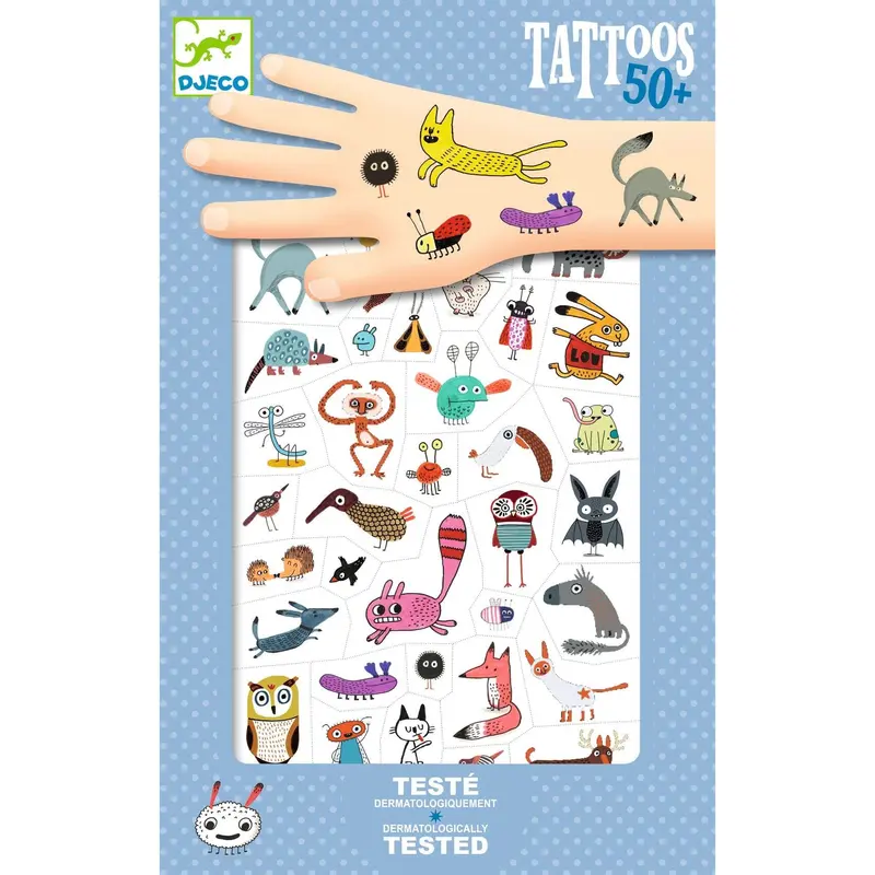 Tatouages Petites bestioles - DJECO