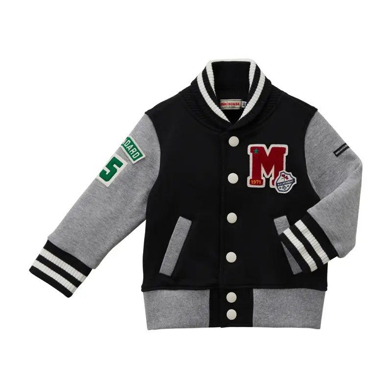 TEDDY EN COTON NOIR & GRIS