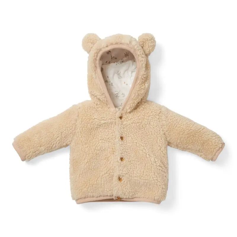 Teddy jacket Bunny Sand - Little Dutch