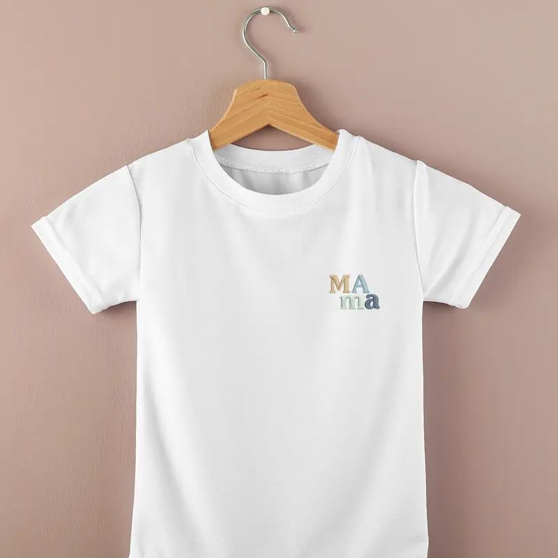 Tee-shirt broderie Mama