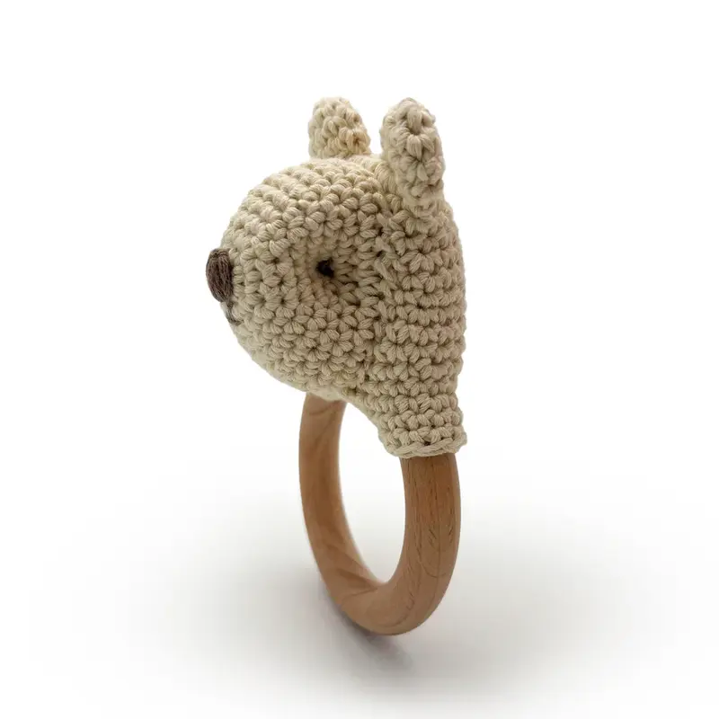 Teether Ourson en crochet