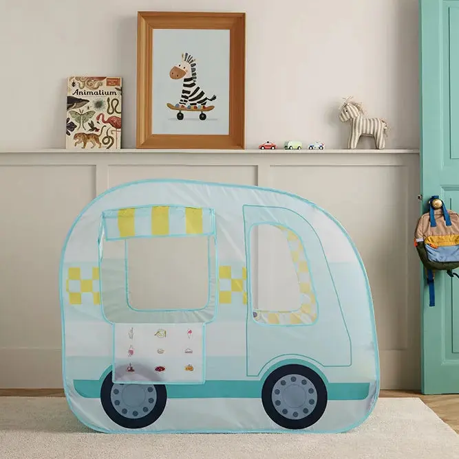 Tente enfant food truck – cabane de jeu convertible dès 2 ans