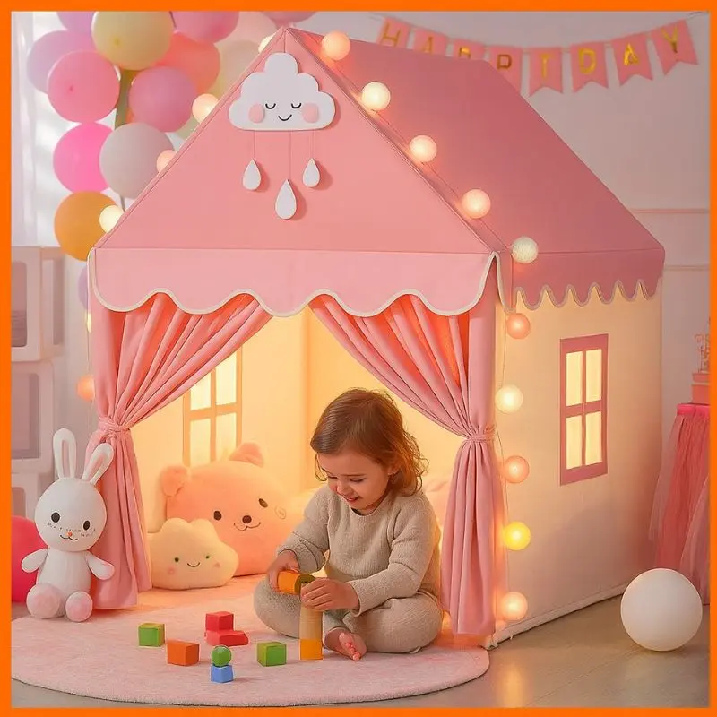 Tente enfant-Rose