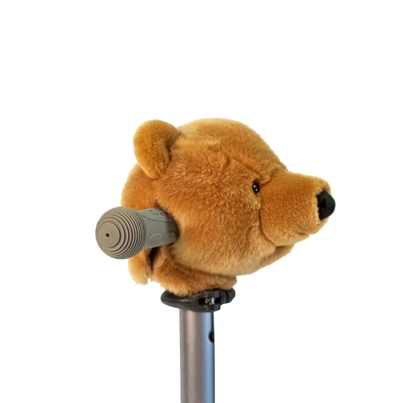 Tête d'ours brun pour Vélo ou Trottinette - Wild & Soft