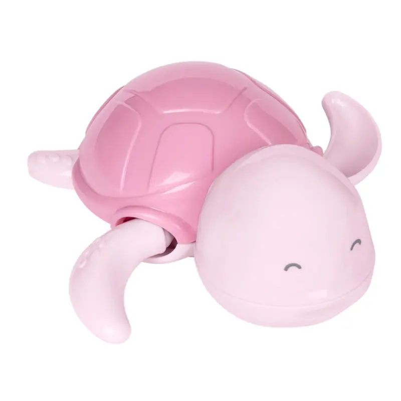 Thermomètre de bain bébé tortue rose – jouet ludique et sécurisé dès la naissance