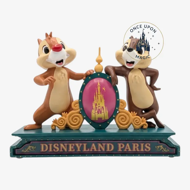 Tic & Tac – Figurine Collector Résine Peinte Main | Exclusivité Disneyland Paris